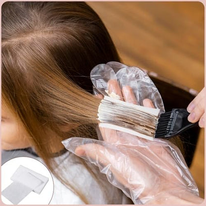 120 Pcs End Papers for Hair Perm - Disposable Salon Perm Paper, High Temperature Resistant Curling Papers for Cold & Hot Perms