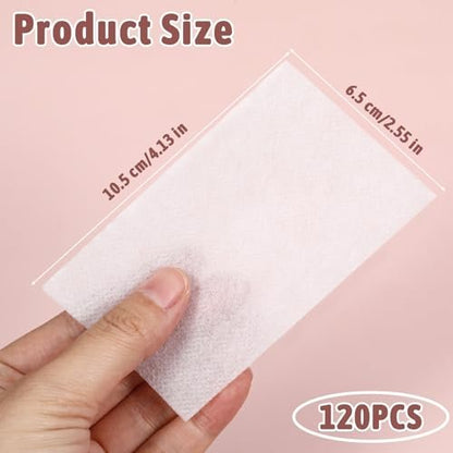 120 Pcs End Papers for Hair Perm - Disposable Salon Perm Paper, High Temperature Resistant Curling Papers for Cold & Hot Perms
