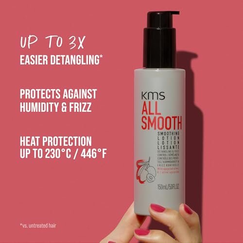 KMS AllSmooth Smoothing Lotion – Lightweight Leave-In for Fine to Thick Hair, 150ml Avelisse