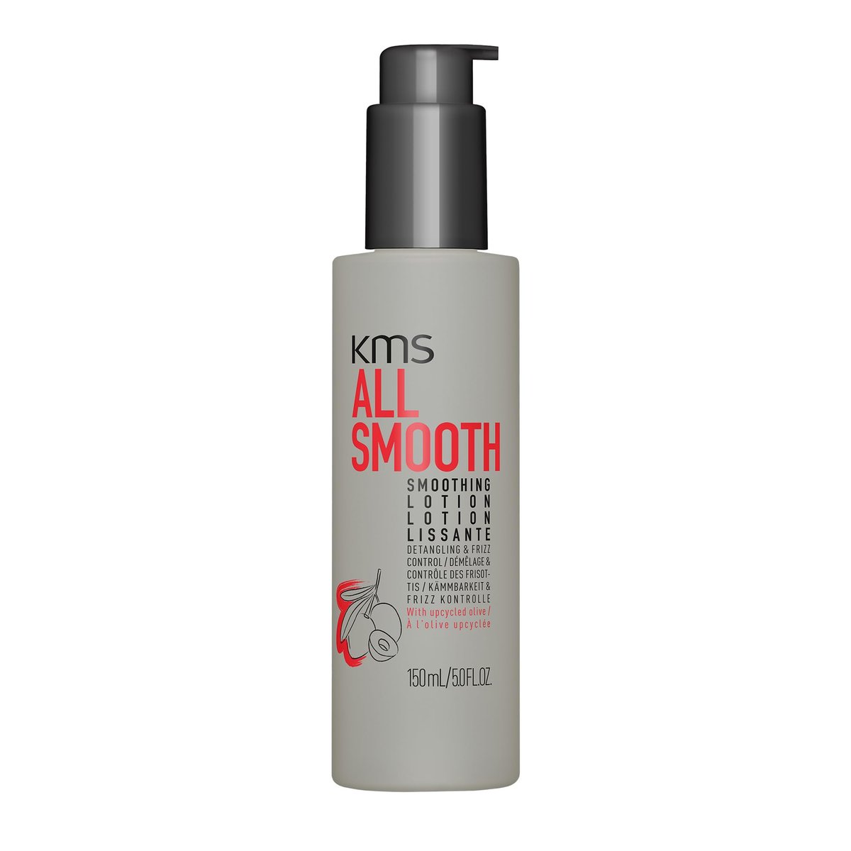 KMS AllSmooth Smoothing Lotion – Lightweight Leave-In for Fine to Thick Hair, 150ml Avelisse