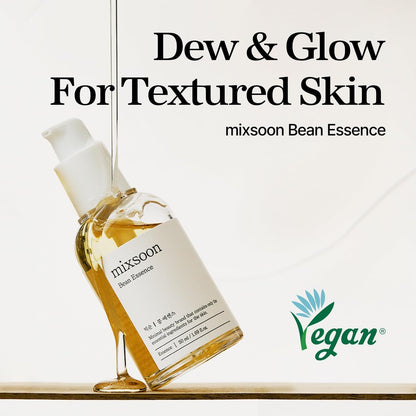 mixsoon Bean Glass Skin Duo: Fermented Bean Essence & Cream for Korean Glass Skin (100ml Total) Avelisse