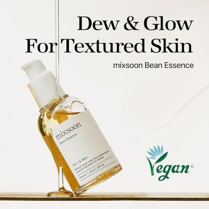 mixsoon Bean Glass Skin Duo: Fermented Bean Essence & Cream for Korean Glass Skin (100ml Total) Avelisse
