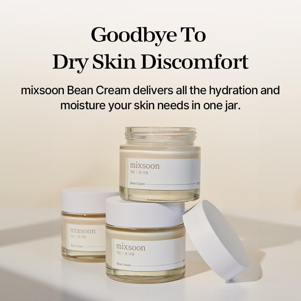 mixsoon Bean Glass Skin Duo: Fermented Bean Essence & Cream for Korean Glass Skin (100ml Total) Avelisse