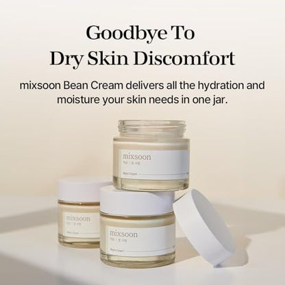 mixsoon Bean Glass Skin Duo: Fermented Bean Essence & Cream for Korean Glass Skin (100ml Total) Avelisse