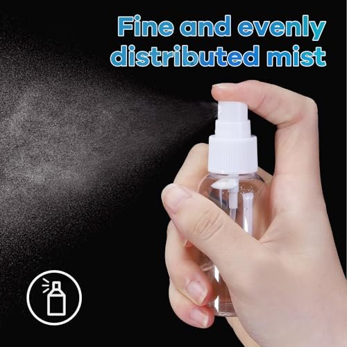 Xfbaozxy 5 Pack Spray Bottle, 50ml Small Spray Bottle, Fine Mist Empty Travel Bottles, Reusable Plastic Mini Travel Bottle For Liquid Cosmetic for Personal Care, Cleaning - görsel 8