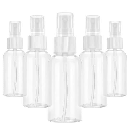 Xfbaozxy 5 Pack Spray Bottle, 50ml Small Spray Bottle, Fine Mist Empty Travel Bottles, Reusable Plastic Mini Travel Bottle For Liquid Cosmetic for Personal Care, Cleaning - görsel 2