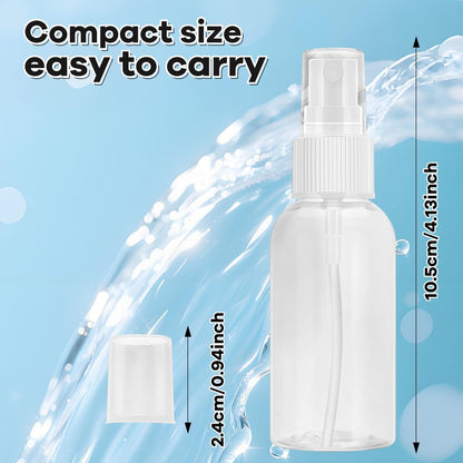 Xfbaozxy 5 Pack Spray Bottle, 50ml Small Spray Bottle, Fine Mist Empty Travel Bottles, Reusable Plastic Mini Travel Bottle For Liquid Cosmetic for Personal Care, Cleaning