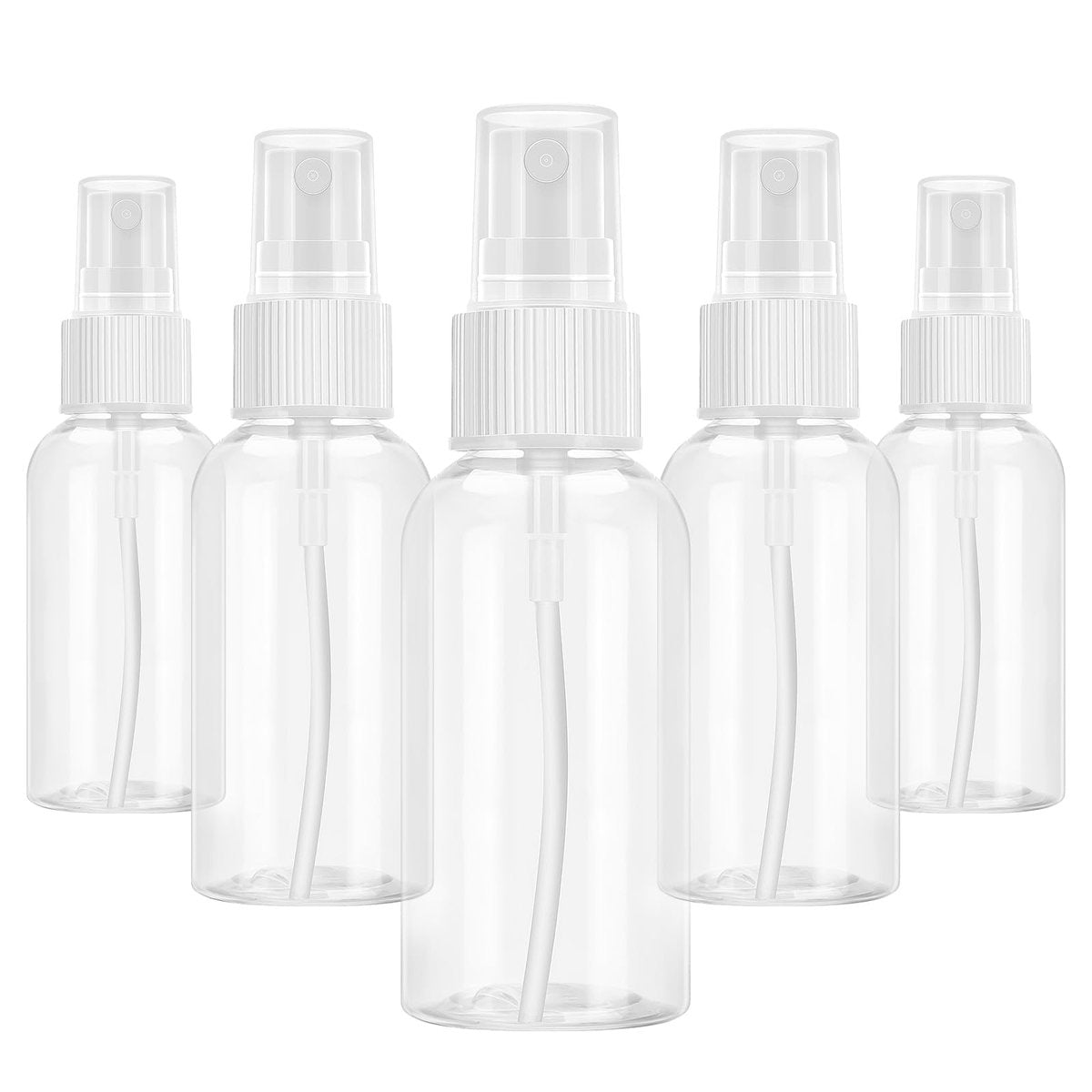 Xfbaozxy 5 Pack Spray Bottle, 50ml Small Spray Bottle, Fine Mist Empty Travel Bottles, Reusable Plastic Mini Travel Bottle For Liquid Cosmetic for Personal Care, Cleaning - görsel 1