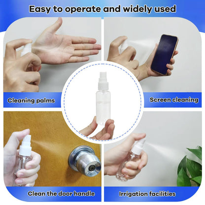 Xfbaozxy 5 Pack Spray Bottle, 50ml Small Spray Bottle, Fine Mist Empty Travel Bottles, Reusable Plastic Mini Travel Bottle For Liquid Cosmetic for Personal Care, Cleaning