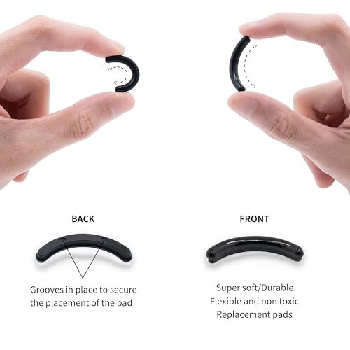 i-Laesh Eyelash Curler Refills - Premium Silicone Pads for Shiseido, Tweezerman & Universal Fit Curlers - 24PC, Ultra-Soft & Pinch-Free Curl - görsel 10