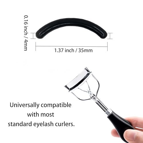 i-Laesh Eyelash Curler Refills - Premium Silicone Pads for Shiseido, Tweezerman & Universal Fit Curlers - 24PC, Ultra-Soft & Pinch-Free Curl - görsel 4