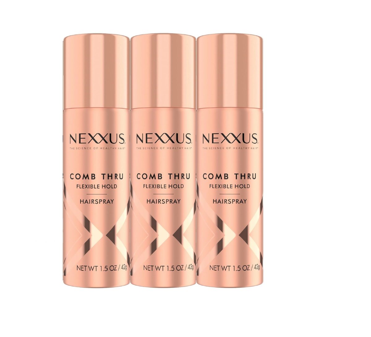 Nexxus Comb Thru Finishing Mist Hair Spray - Lightweight Volume Spray, 1.5 oz (Pack of 3) Avelisse