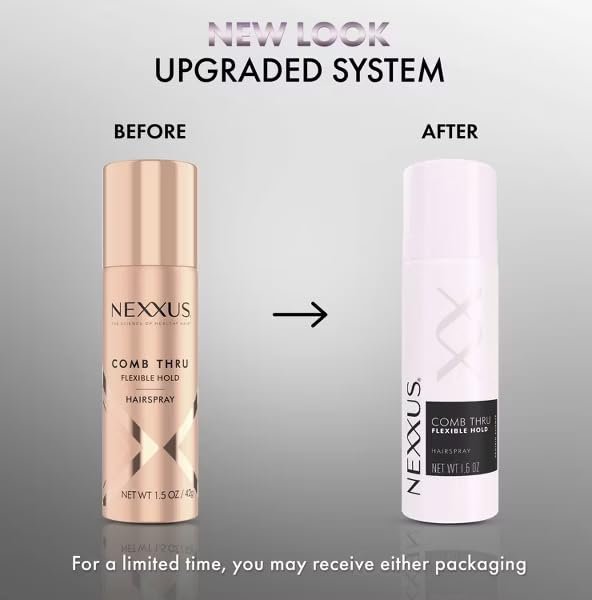 Nexxus Comb Thru Finishing Mist Hair Spray - Lightweight Volume Spray, 1.5 oz (Pack of 3) Avelisse