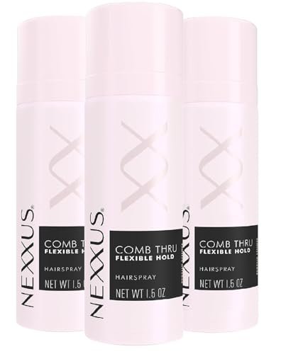Nexxus Comb Thru Finishing Mist Hair Spray - Lightweight Volume Spray, 1.5 oz (Pack of 3) Avelisse
