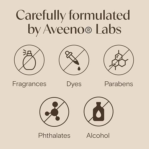 Aveeno Daily Moisturizing Cream with Prebiotic Oat & Shea Butter – 48-Hour Hydration for Normal to Dry, Sensitive Skin, Fragrance Free & Non-Comedogenic, 7.5 oz - görsel 10