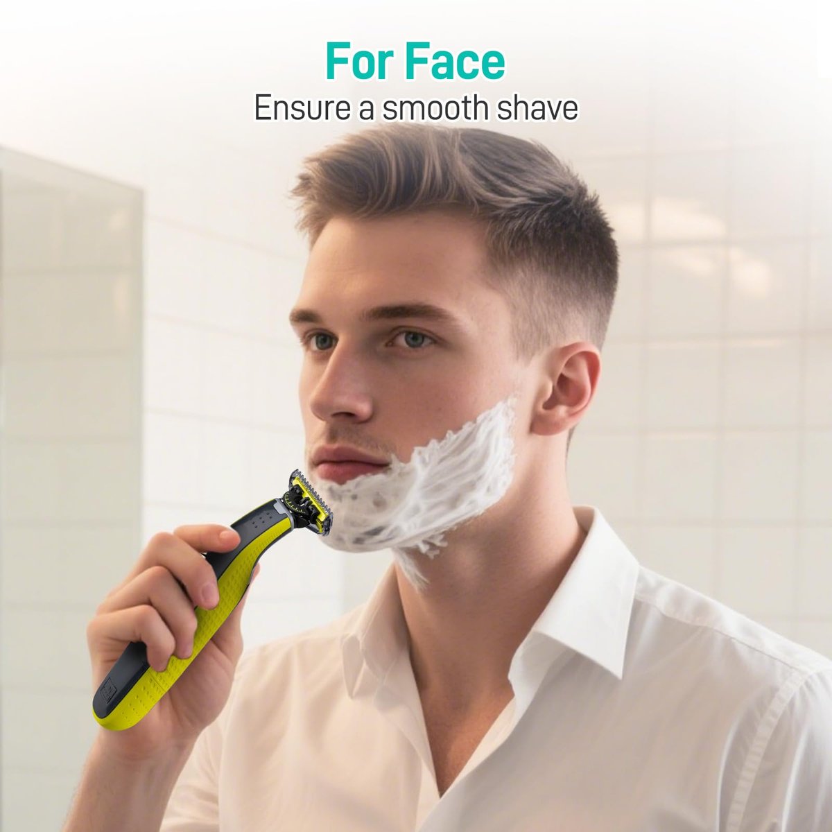 CERCGVEL 1/3/5mm Guide Combs Compatible with Philips Norelco OneBlade Shaver - Precision Trimmer Guards Kit for Face and Body - görsel 9