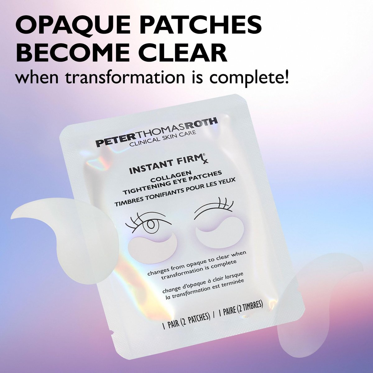 Peter Thomas Roth Instant FIRMx Collagen Tightening Eye Patches - Firming Under-Eye Bags and Wrinkles - 8 Count Avelisse