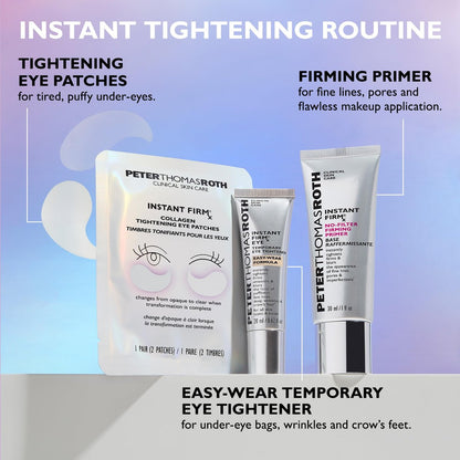 Peter Thomas Roth Instant FIRMx Collagen Tightening Eye Patches - Firming Under-Eye Bags and Wrinkles - 8 Count Avelisse