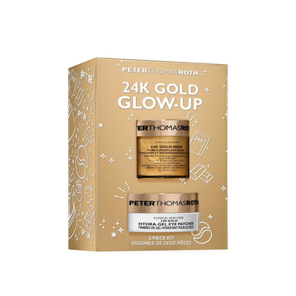 Peter Thomas Roth 24K Gold Glow-Up 2-Piece Kit – Luxury Skincare Set for Radiant Skin Avelisse