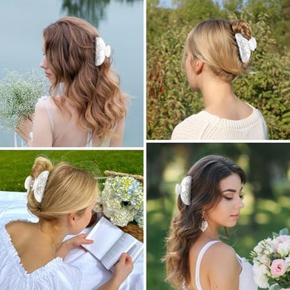 Bride Hair Claw Clip – Perfect Wedding Hair Accessory, Bachelorette Party Gifts & Bridal Shower Presents