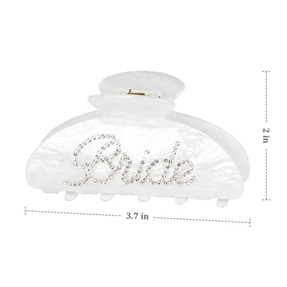 Bride Hair Claw Clip – Perfect Wedding Hair Accessory, Bachelorette Party Gifts & Bridal Shower Presents