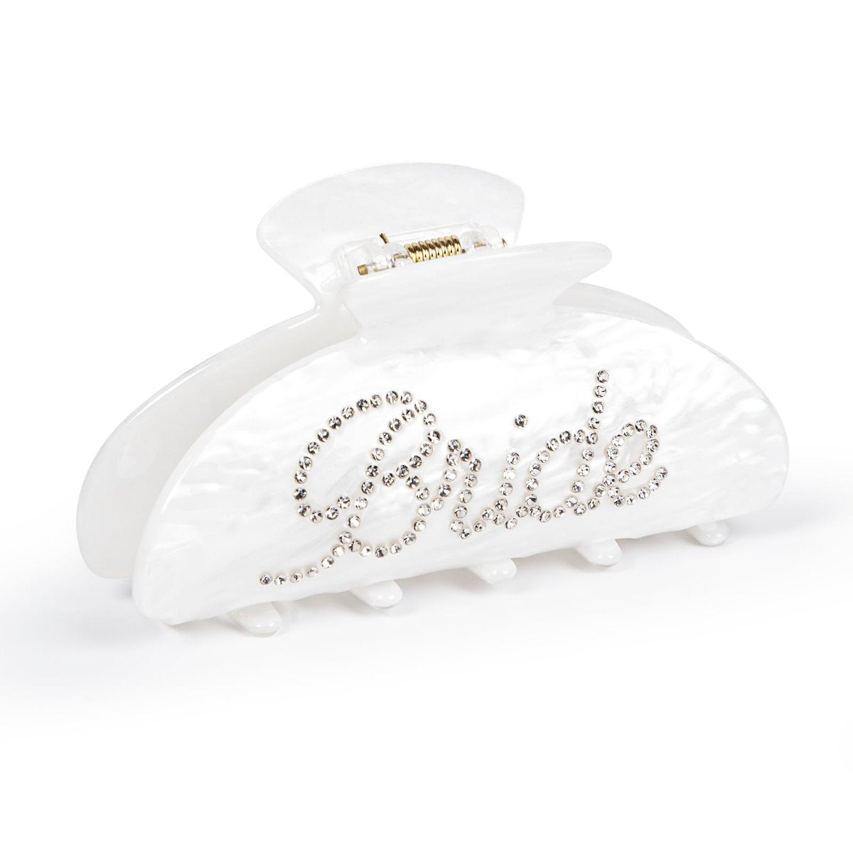 Bride Hair Claw Clip – Perfect Wedding Hair Accessory, Bachelorette Party Gifts & Bridal Shower Presents - görsel 1