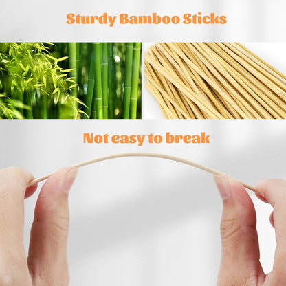 500pcs Pointed Cotton Swabs with Storage Case – 6 Inch Precision Gun Cleaning Swabs, Lint Free Bamboo Handle Long Cotton Swabs for Gun Cleaning, Makeup & Electronics