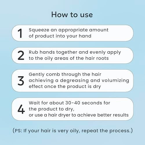 AMAXY Wet Dry Shampoo Gel – Instant Freshness & Volume, Oil Absorption, Non-Aerosol, Powder-Free, Scalp-Friendly Cleansing with Natural Ingredients Avelisse