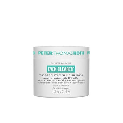 Peter Thomas Roth Even Clearer Therapeutic Sulfur Mask for Pores and Oil Control - 5.1 oz Avelisse