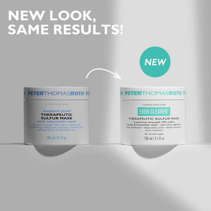 Peter Thomas Roth Even Clearer Therapeutic Sulfur Mask for Pores and Oil Control - 5.1 oz Avelisse