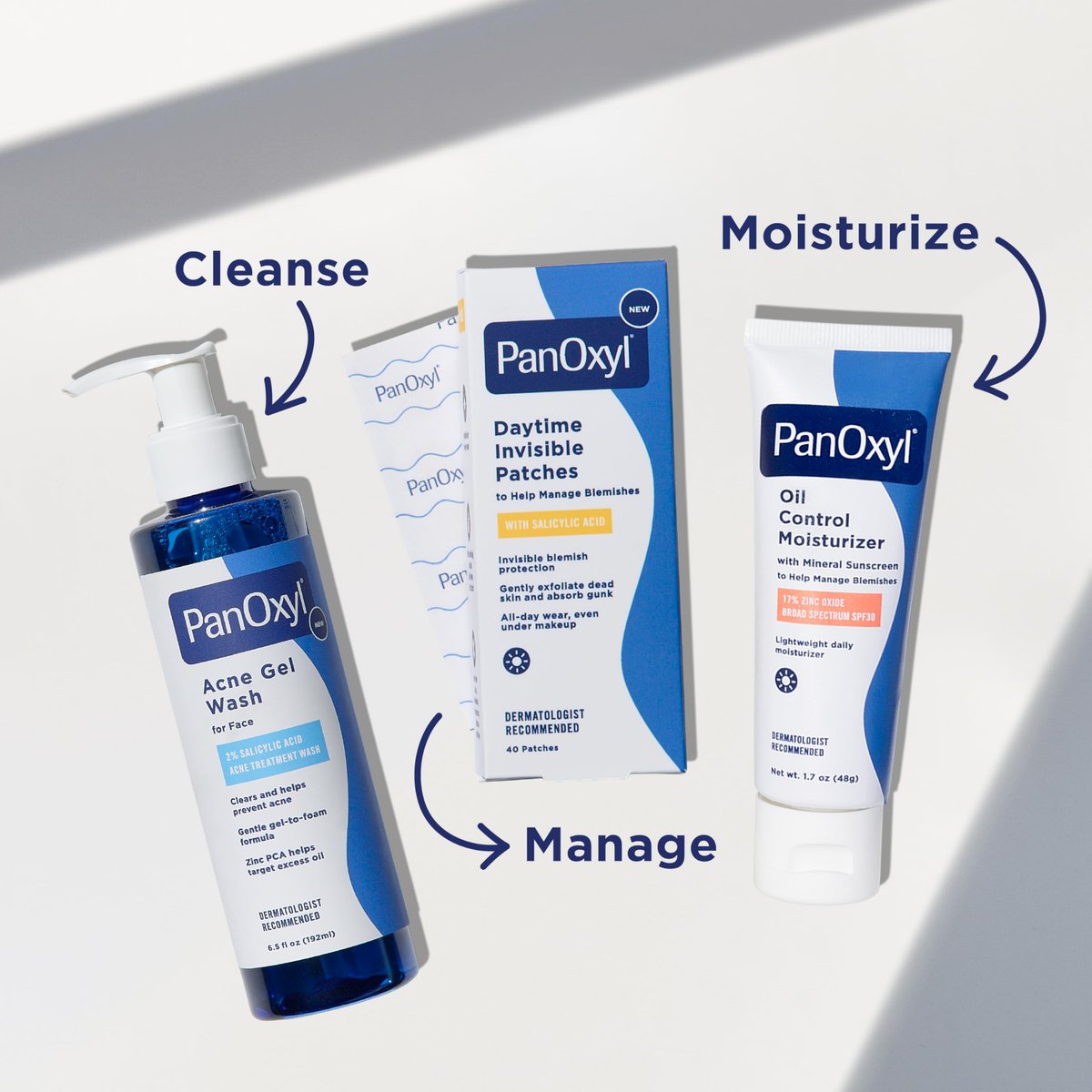 PanOxyl Daytime Invisible Patches with Salicylic Acid – 40 Count, Large & Small, Dermatologist-Recommended for Blemish Management - görsel 13