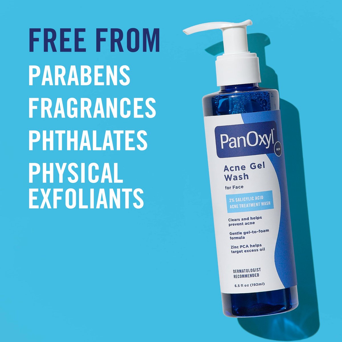 PanOxyl Acne Gel Wash – 2% Salicylic Acid with Blue Algae, Aloe Vera & Zinc PCA, 6.5 oz Avelisse