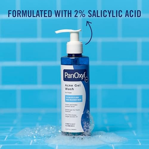 PanOxyl Acne Gel Wash – 2% Salicylic Acid with Blue Algae, Aloe Vera & Zinc PCA, 6.5 oz Avelisse