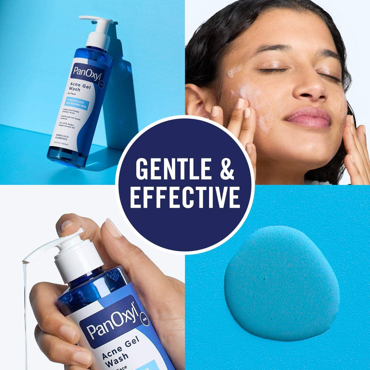 PanOxyl Acne Gel Wash – 2% Salicylic Acid with Blue Algae, Aloe Vera & Zinc PCA, 6.5 oz Avelisse