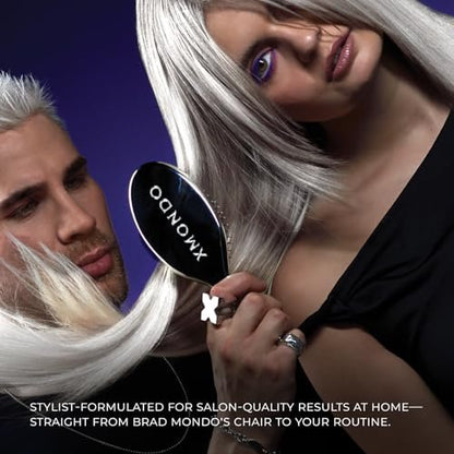 XMONDO Hair Supernova Blonde Brightening Leave-in Conditioning Mist - Purple Toning Spray for Blonde, Silver, and Gray Hair (6.7 oz) Avelisse