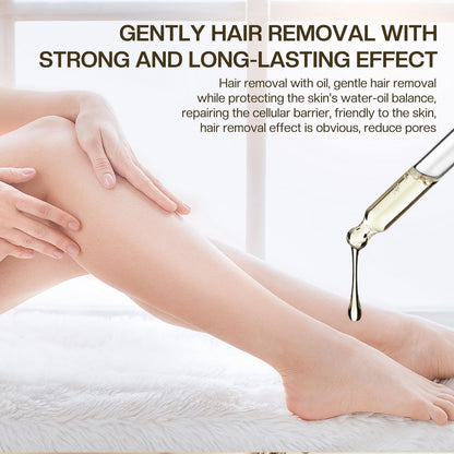 Jtopyrt Cyperus Rotundus Oil for Hair Removal – Reduces Unwanted Hair Growth, Slows Regrowth, Soothes Skin & Shrinks Pores, Suitable for All Skin Types (1.71 Fl Oz)