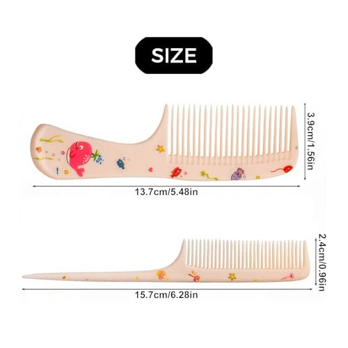 4-Pack Baby Comb Set – Cute Mini Mouse Tail Hair Combs for Toddlers, Kids, Wet & Dry Hair, Anti-Static (Four Colors) - görsel 10