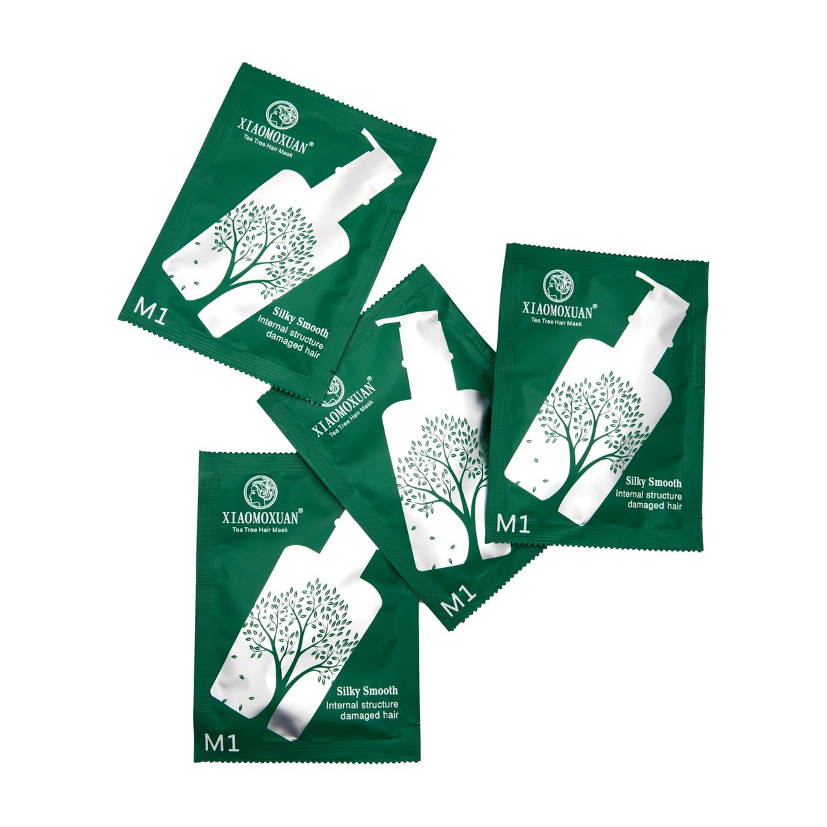 Tea Tree Hair Mask Sample Packets - Travel Pack of 10 Sample Sachets by Xiaomoxuan - görsel 7