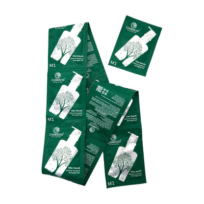 Tea Tree Hair Mask Sample Packets - Travel Pack of 10 Sample Sachets by Xiaomoxuan