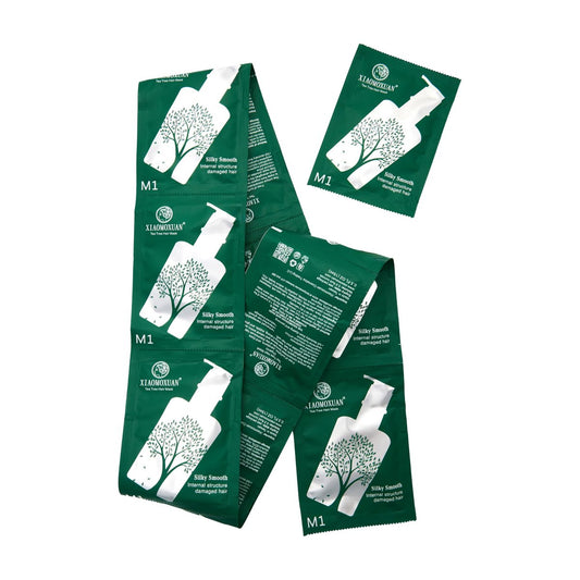 Tea Tree Hair Mask Sample Packets - Travel Pack of 10 Sample Sachets by Xiaomoxuan