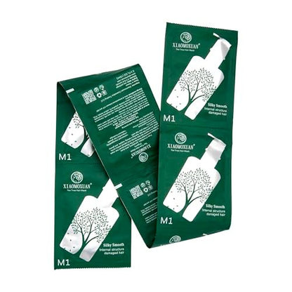 Tea Tree Hair Mask Sample Packets - Travel Pack of 10 Sample Sachets by Xiaomoxuan