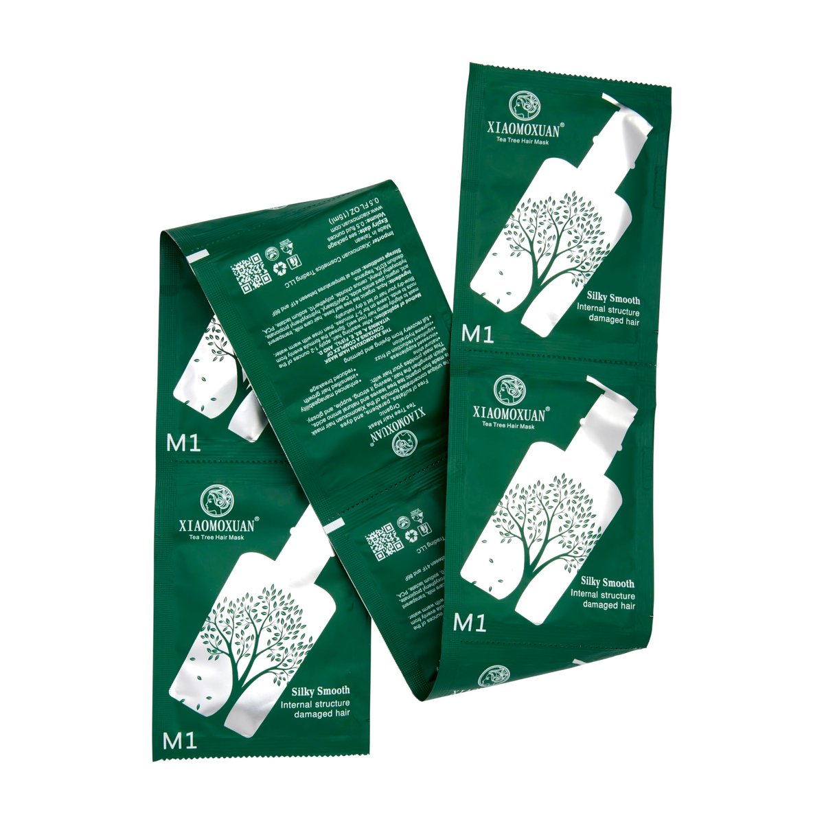 Tea Tree Hair Mask Sample Packets - Travel Pack of 10 Sample Sachets by Xiaomoxuan - görsel 9