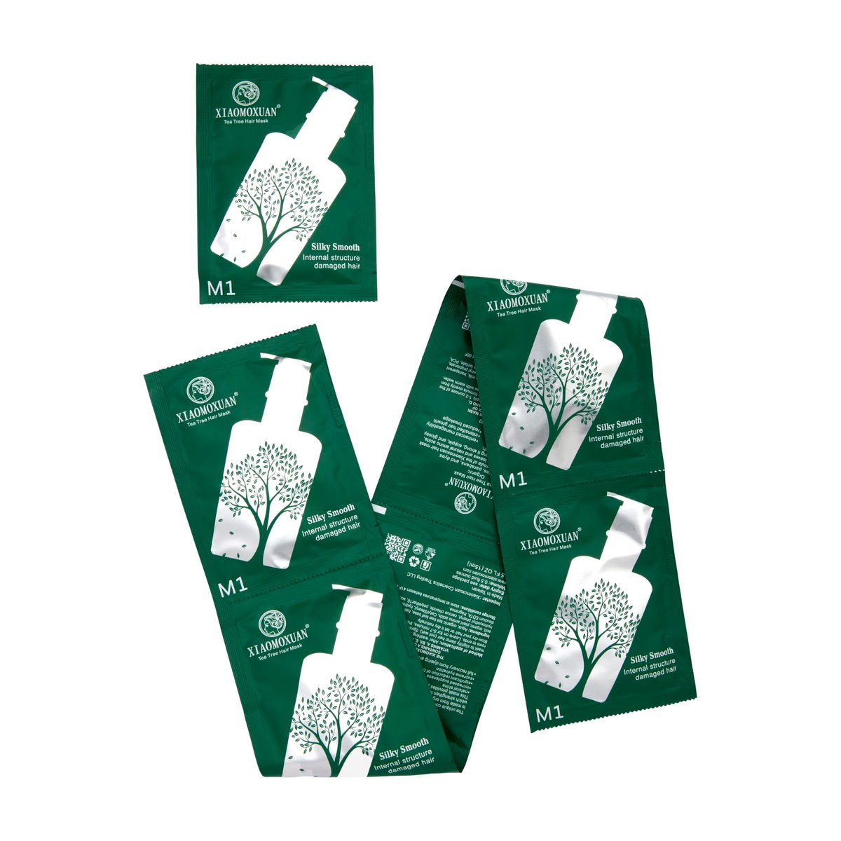 Tea Tree Hair Mask Sample Packets - Travel Pack of 10 Sample Sachets by Xiaomoxuan - görsel 11