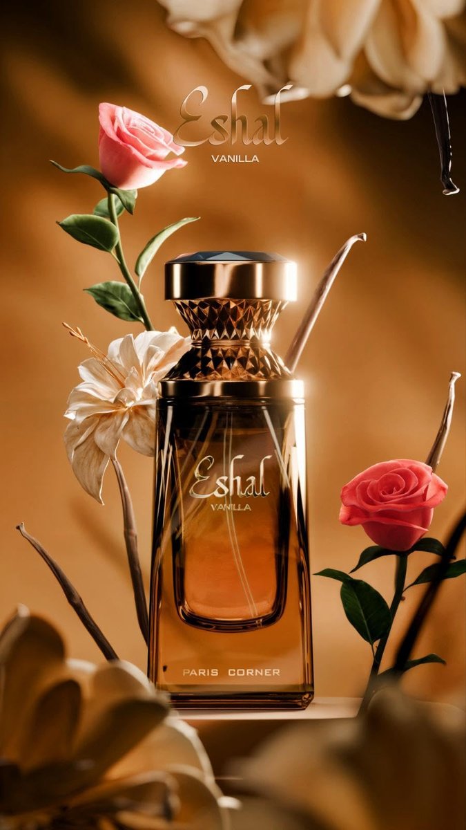 Paris Corner Eshal Vanilla EDP for Women - 3.4 Fl Oz | Sweet, Warm & Long-Lasting Fragrance Avelisse