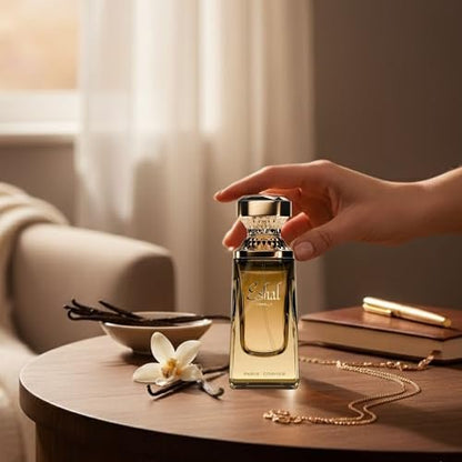 Paris Corner Eshal Vanilla EDP for Women - 3.4 Fl Oz | Sweet, Warm & Long-Lasting Fragrance Avelisse