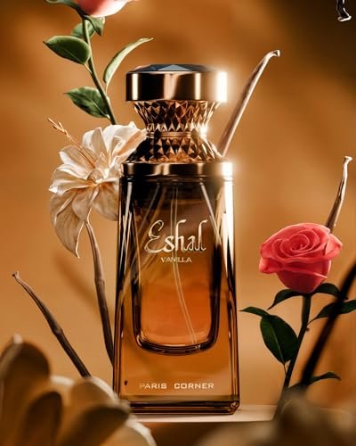 Paris Corner Eshal Vanilla EDP for Women - 3.4 Fl Oz | Sweet, Warm & Long-Lasting Fragrance Avelisse