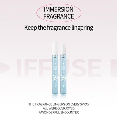 MeiPlumLai Perfume Fragrance Mist Set - 5 Long-Lasting Fresh Fruity Scents for Hair & Body, Travel Size Mini Perfume Spray Gift Set for Women (5 x 1.65 Fl Oz) - görsel 12
