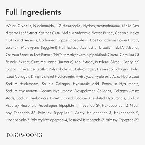 TOSOWOONG Copper Peptide Face Serum – Anti-Aging with Copper Tripeptide & 12 Multi-Peptide Formula for Fine Lines, Firming & Hydration – Korean Skincare, 1.11 fl.oz Avelisse