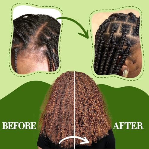 Rose Water for Hair Loc Spray Refreshing for Locs - Rose Water Hair Scalp Moisturizer Hydrating Dreadlock Rosewater & Peppermint Spray - Loc Brush for Dreads Comfortable Massage Wide Tooth Comb (2PCS) - görsel 14