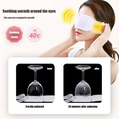 Import from Japan Megurism Gentle Steam Hot Eye Mask - Heated Eye Mask Warm Compress for Eyes, Pack of 12, Relaxation Gifts for Women (2 Boxes, No Scent)